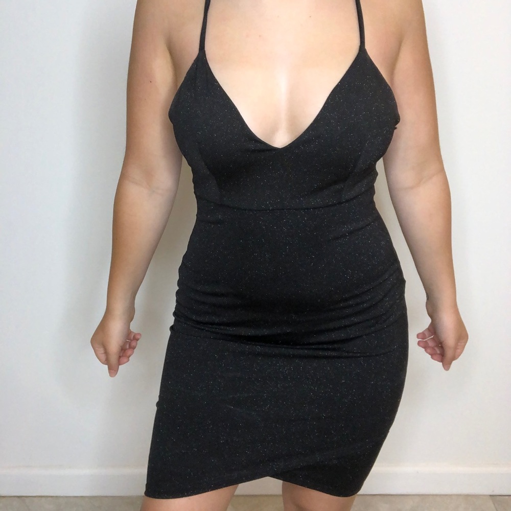 Black Shimmer Dress